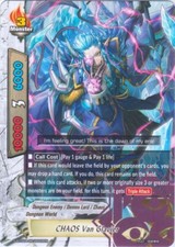 Future Card Buddyfight CHAOS Van Glacier S-BT02A-SP/0022EN C Dungeon World