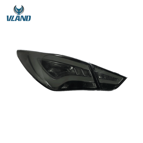 VLAND Smoked Lens LED Tail Lights For Hyundai Sonata 6th Gen Sedan 2011-2014 - Picture 2 of 12