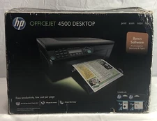 HP OfficeJet 4500 All-In-One Inkjet Wireless Printer Black
