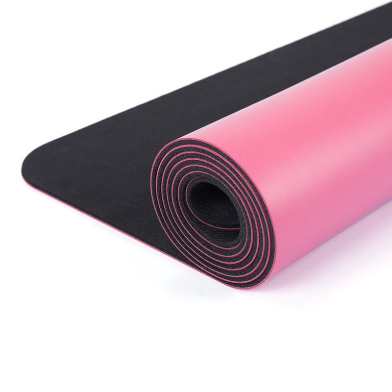 Widened Thick Non-Slip PU Rubber Yoga Mat for Enhanced Stability