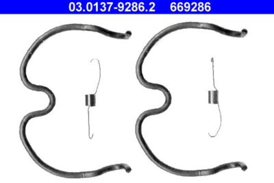 607286 Kit pastiglie pattini freno Ate Anteriore per VW
