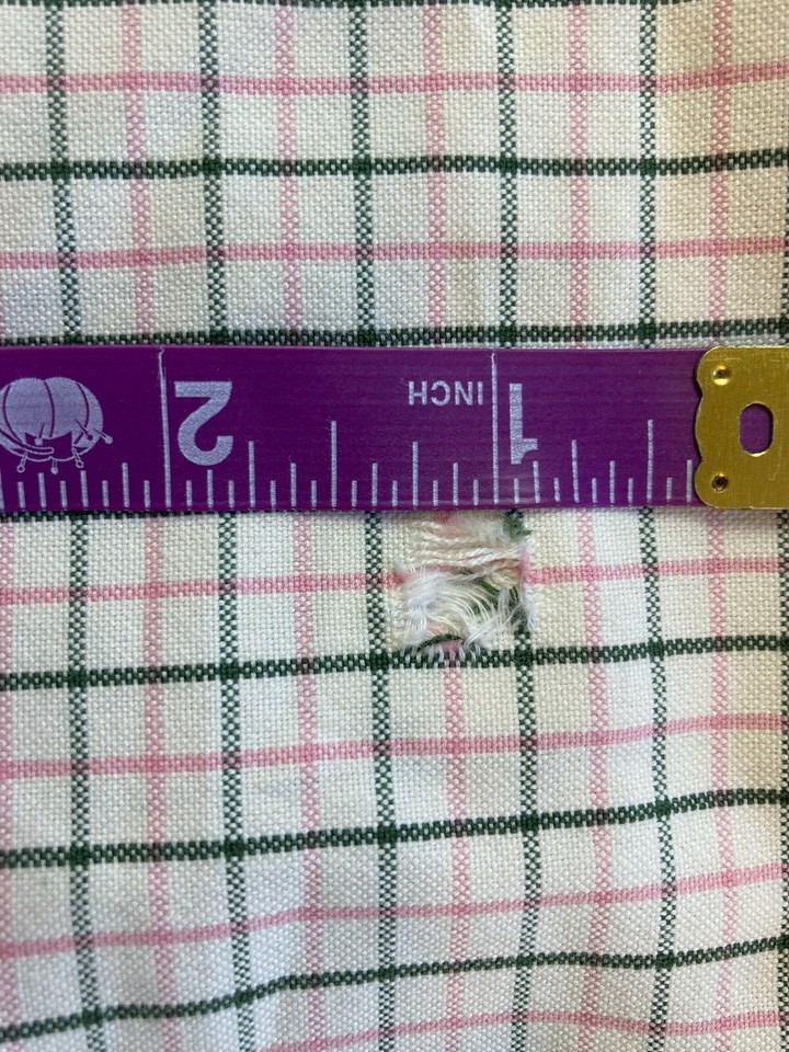 Ralph Lauren Polo Button Down Plaid XL Dress Shirt Rugby Horse Hole See