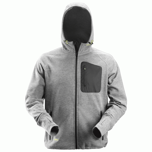 Snickers 8041 FlexiWork, Fleece Hoodie - Picture 6 of 8