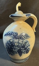 Rowe Pottery 1991 Grape Oil Jug