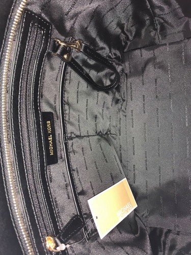 Borsa a mano Michael Kors nuova con etichette donna Mott Media nera tote 30F7GOXT2L spedizione gratuita - Foto 6 di 12