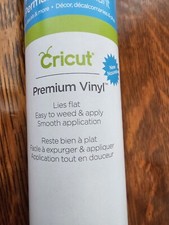 Cricut Premium Vinyl - Permanent 12” x 48” Adhesive Decal Roll - Black