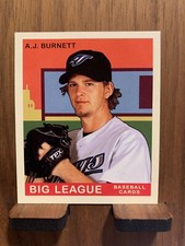 A.J. BURNETT 2007 UPPER DECK GOUDEY #1 RED BACK MINI