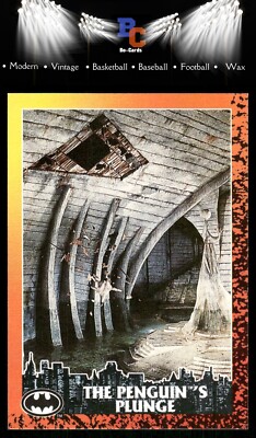 1992 Topps Batman Returns #81 The Penguin's Plunge