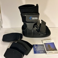 Ankle Stabilizer Boot Black SM NEW United Ortho -Brand New-Out Of Box
