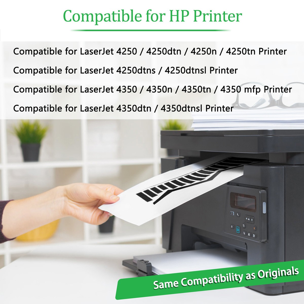 Cartuccia toner 6 pezzi Q5945A BK adatta per HP 45A M4345xm 4345mfp