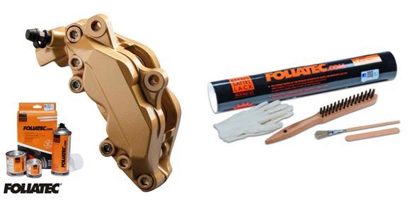 Peinture étrier or kit de nettoyage Foliatec personnalisation freinage VW Touran 1T3