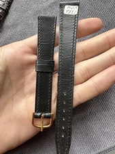 Vintage Watch Strap 18 mm  Leather Nos Top Quality V33