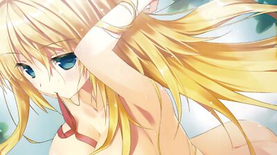 Anime absolute duo bristol lilith girls blonde blue eyes Playmat Game Mat Desk