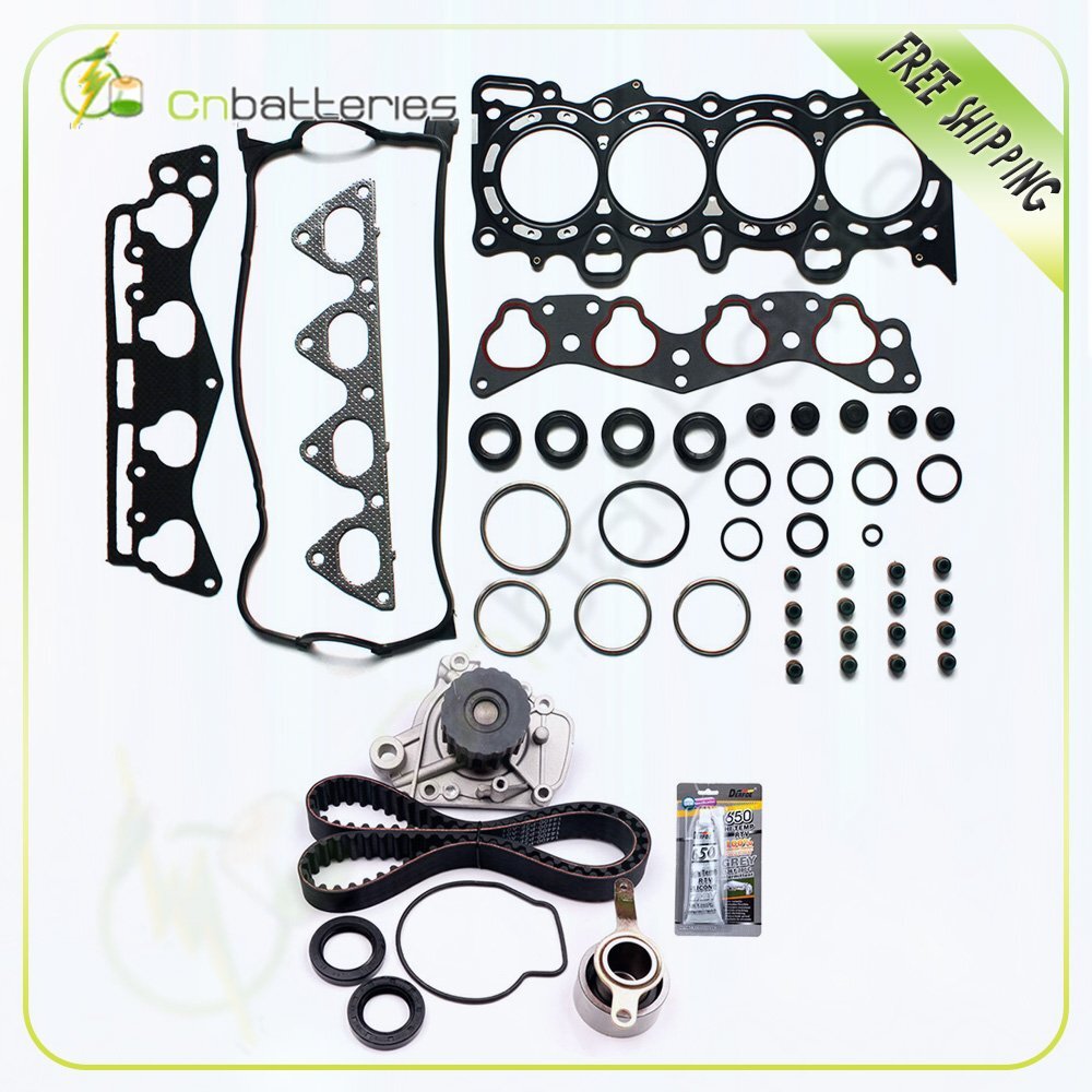 Head Gasket Set Timing Belt Kit Water Pump For 9600 Honda Civic D16Y5