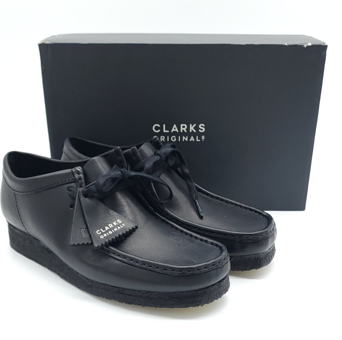 Clarks Wallabee Original Black Smooth Leather Limited Clarks Wallabee Original Black Smooth Leather Limited