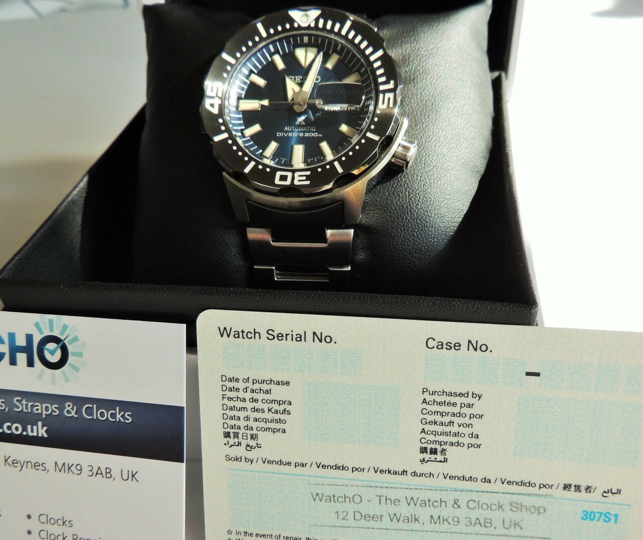 Seiko Prospex SRPD25K1 4th Gen Monster Dive Watch Excellent condition with  box