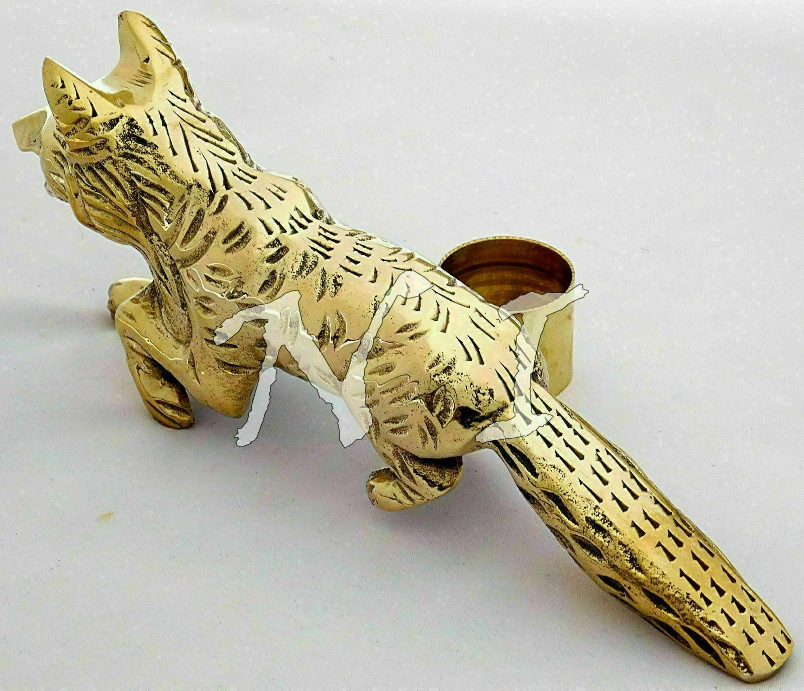 Solid Brass Only Handle Fox Head Style  For Woode… - image 2