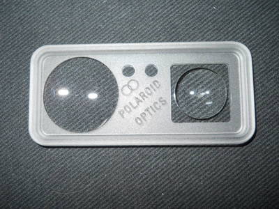 Polaroid Optics Acrylic 1'' / 0.75'' Dual Field Slide Magnifying Glass