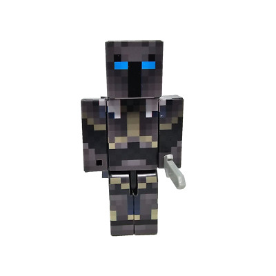 Endertoys Minecraft Action Figure Iron Armor Knight Crusader Mini 4'' Tall Toy