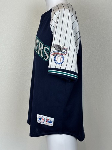 Vintage Majestic Seattle Mariners Alex Rodriguez #3 Jersey Size XL Made In USA - Picture 8 of 20