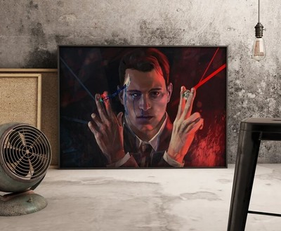 Detroit Become Human Poster, Connor, Kara Wall Art8