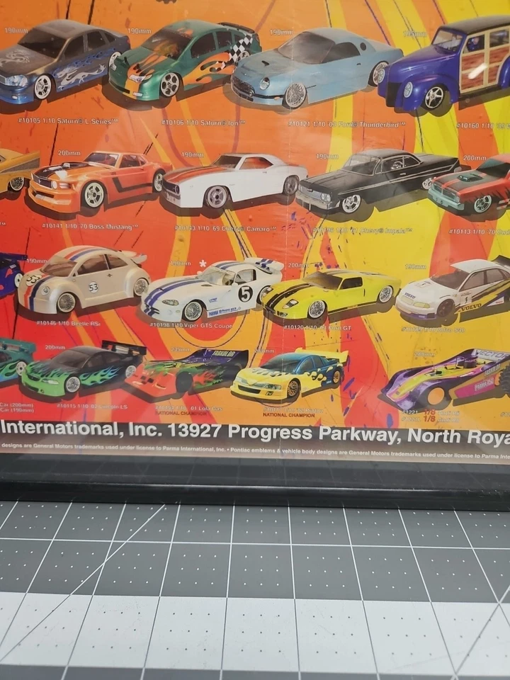 Póster 18x24 Rc Parma Enmarcado Raro Buen Estado 40 Años Aniversario Póster Foto 3 de 3