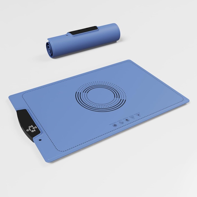 Electric Warming Tray for Buffets Party, Silicone Roll Up Food Warmer 
