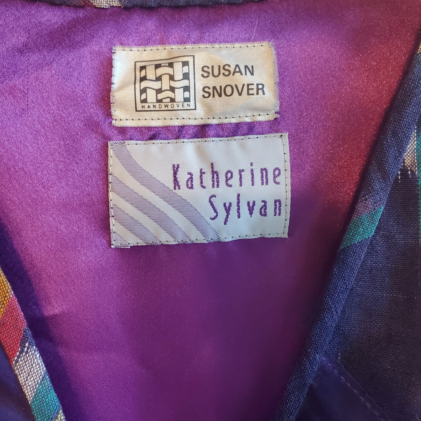 Vintage Katherine Sylvan Women's Patchwork Open F… - image 6