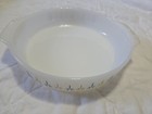 Vintage Fire King Anchor Hocking Starburst White Pie Dish 9" — photo 2