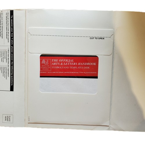 Vintage The Official Arts and Letters Handbook vr 3.0 3.1 Utvich 5.5" NEW OODate - Picture 6 of 6