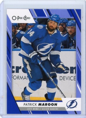2023-24 O-Pee-Chee OPC Patrick Maroon Blue Border - Tampa Bay Lightning