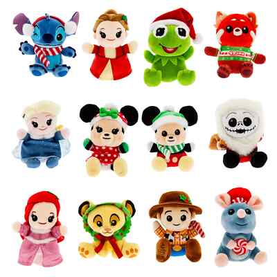 Disney Parks Wishables Holiday Christmas Plush Calendar You Choose one want