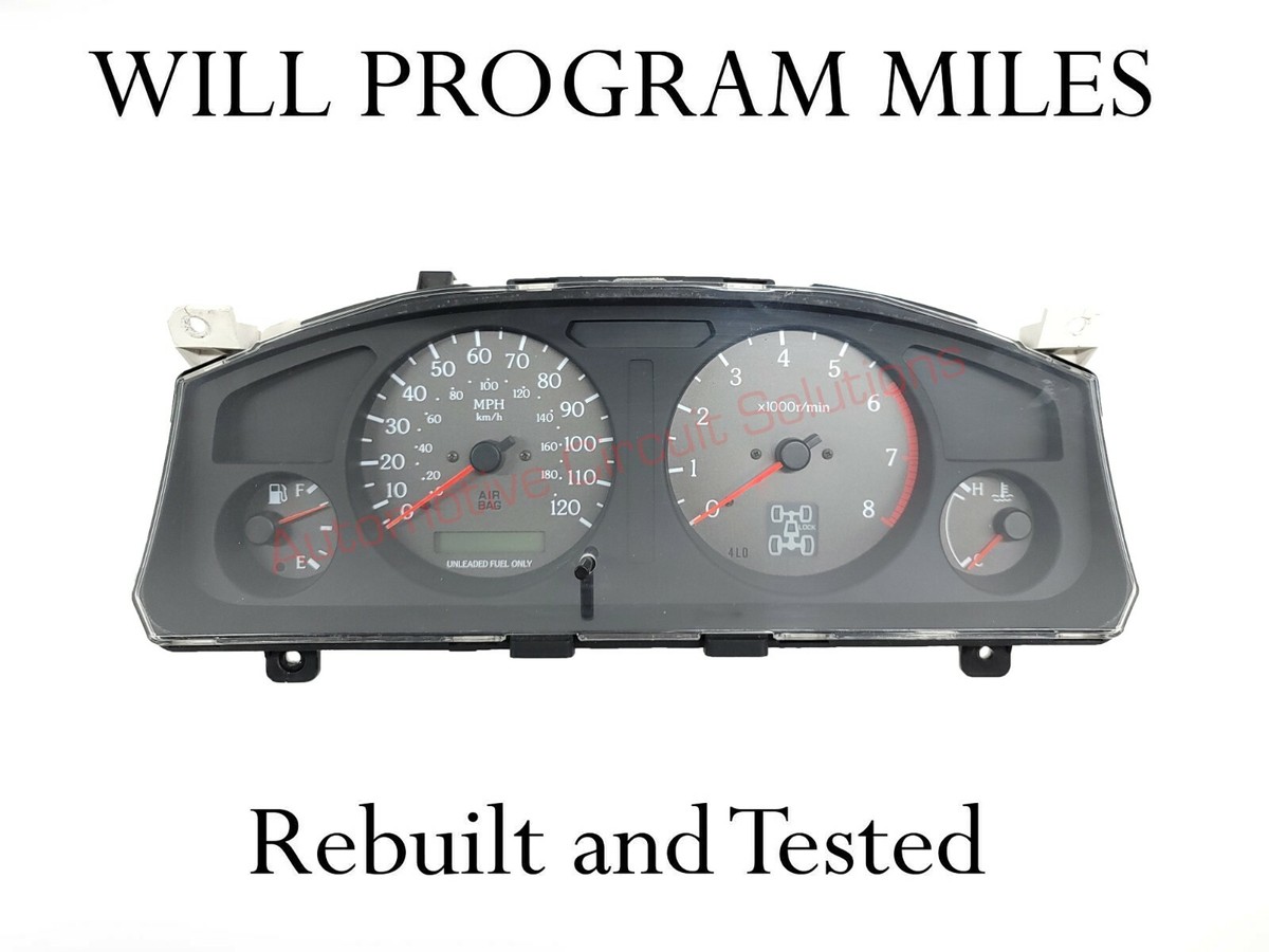 1999-2001 Nissan Pathfinder Gauge Cluster Speedometer