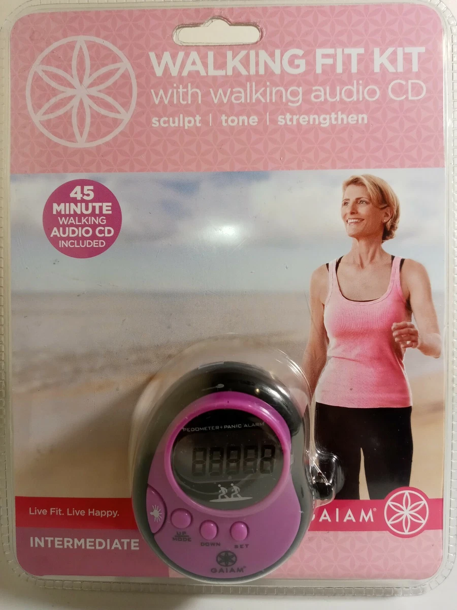 GAIAM WALKING FIT KIT WITH WALKING AUDIO CD NEW