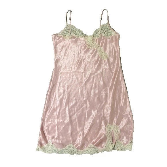 PINK Nylon Solid Sleepwear & Robes for Women