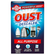 Oust Kettle & Coffee Machine Descaler Limescale Remover Sachets Cleaner