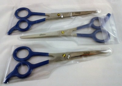 3 Pair Oster Scissors Salon Grade Trimming Shears Hair Cutting Barber Scissors