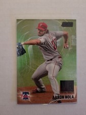 2021 Topps Stadium Club Virtual Reality Aaron Nola #VR-20 Black Parallel 5/99