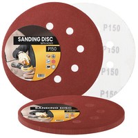 10X Schleifpapier 150Mm Klett P150 Schleifscheibe SchleifbläTter Schmirgelpapier