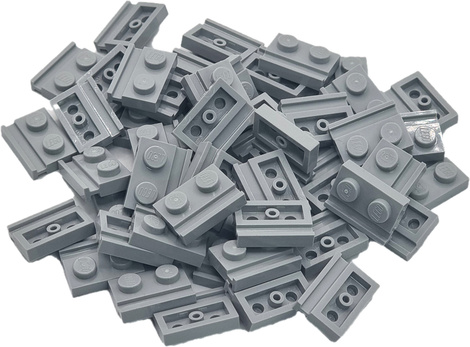 Конструктор LEGO №- 4211568 Platte 1x2 hellgrau / 50 штук