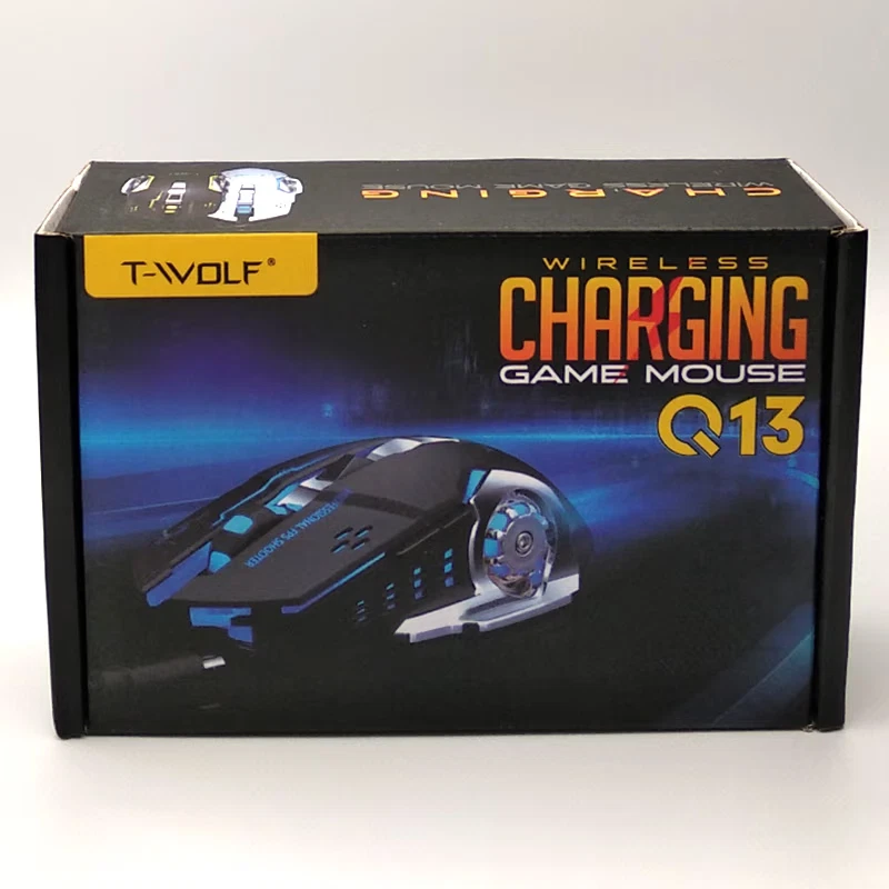 🎮 Wireless RGB Gaming Mouse – Rechargeable | 2400 DPI | Silent Click | 2.4GHz - Image 4 of 4