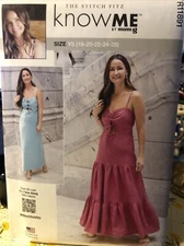 KNOW ME by MiMi G Pattern #R11891 Sz Y5 (18-20-22-24-26) FF UNCUT NEW