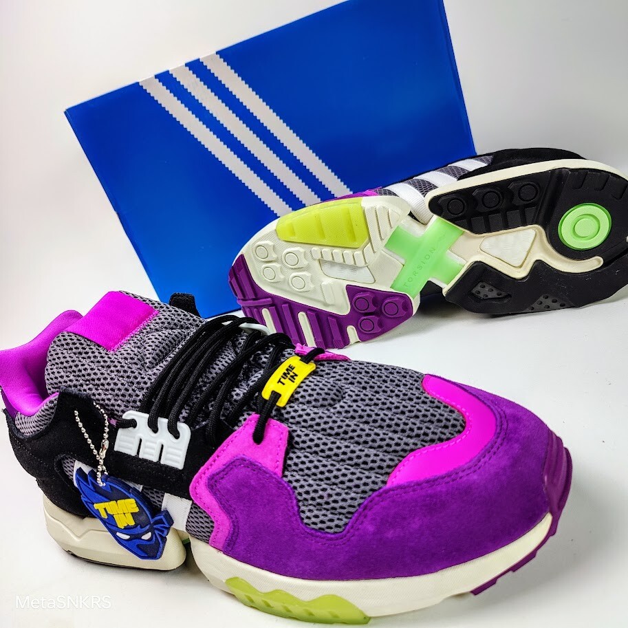 Size 14 - Ninja x adidas ZX Torsion Time In - Glory Purple for