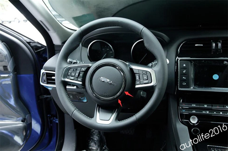 Accessories Glass Lift Button / AC Trim For Jaguar E-pace 2018-2025 Carbon Fiber - Image 2 of 4