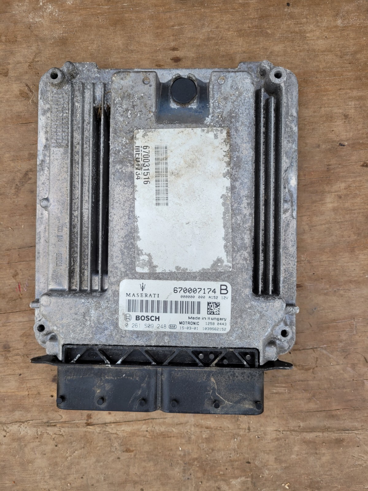 14-17 Maserati Ghibli S Q4 3.0L Engine Control Module ECU OEM 670007174B