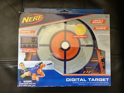 Nerf Licht und Sound Digital Ziel LCD Display Neu in Box Zielspiel 