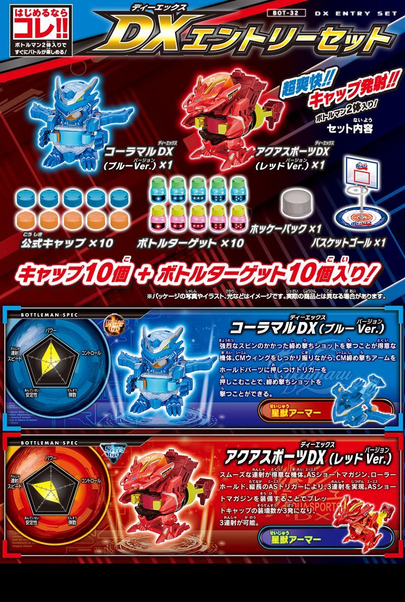 Thumbnail - Takara Tomy Bottleman Set Bot-32 Dx Einstiegsset