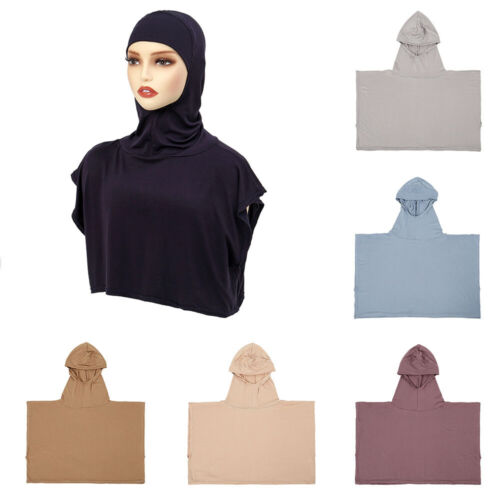 Frauen Hijab Caps Abayas Instant Schal Turban Kopfbedeckung Muslim Reine Φ - Bild 1 von 22