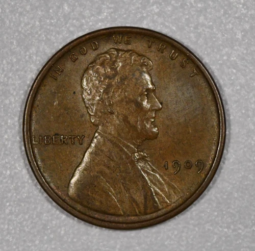 1909-P "Lincoln" Bronze One-Cent Coin, VDB, Extra Fine