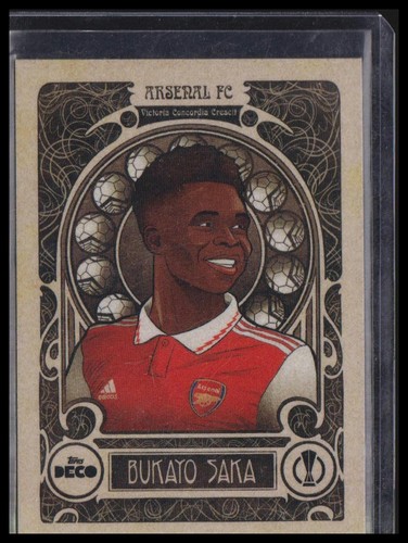 2022-23 Topps Deco UEFA Champions League & Europa League #NNO Bukayo Saka